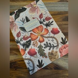Bruno Visconti Soft Touch Coral Bloom Flowers Notebook Journal A5 NEW